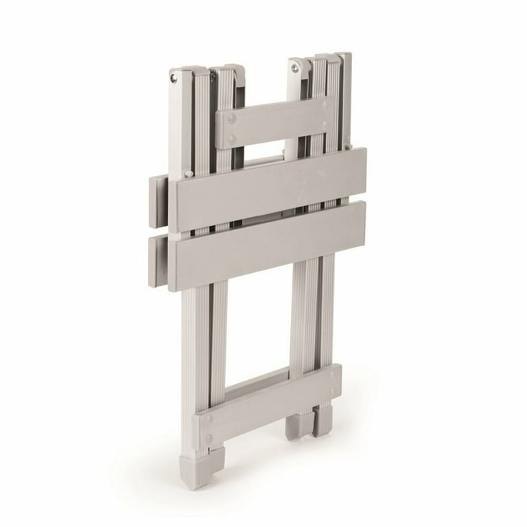 Camco Small Folding Side Table Supports up to 130lbs Aluminum
