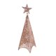 thumbnail image 1 of GOOHOCHY Mini árbol de Navidad de hierro forjado de 40 cm con forma de torre, brillante, para festivales, decoración del hogar, sin pilas (oro rosa), 1 of 7