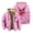 Pink, variant on Russell Dickerson Just A Girl Zipper Jacket Long Sleeve Winter Parka Women Men Casual Fashion Coat