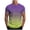 Yellow-1, variant on Aofany T-Shirts For Men Men's Tshirts Men Gradient Crew Neck Short Sleeve Summer Casual Tees Tops Mens T Shirt