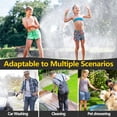 thumbnail image 7 of 100 ft Stainless Steel Garden Hose - 2026 New Upgraded Metal Water hose - Flexible Water Hoses Pipes with Latex Core, 3/4" Solid Brass Connector - No-Expandable Watering Garden Hoses, 7 of 7