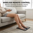 thumbnail image 4 of Foot Massager, 8 Modes, 19 Intensity Levels, Relaxes Feet, Promotes Blood Circulation, Relieves Pain, Portable Remote Control, for Home Use, 4 of 13