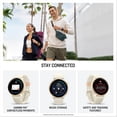 thumbnail image 4 of Garmin v voactive 6, Reloj inteligente GPS de salud y fitness, Pantalla AMOLED, Hasta 11 días de batería, Amanecer rosa metalizado con banda ósea, 4 of 7