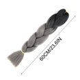 thumbnail image 3 of Chok 24 Inch High Temperature Synthetic Fibre Pre-Stretched Braiding Hair Extensions 1 Pack No Itch  No Shedding  Long-Lasting  Natural Look Perfect for DIY Hairstyles  Box Braids  Cospla, 3 of 3