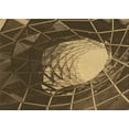 thumbnail image 1 of Ahgly Company Machine Washable Indoor Rectangle Transitional Cinnamon Brown Area Rugs, 2' x 3', 1 of 7