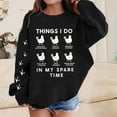 thumbnail image 2 of Weebloom Sweatshirts For Teen Girls Crew Neck Headless Long Sleeved Printed Top Trendy Holiday Girls Sweatshirt,9-10 Years, 2 of 4