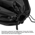 thumbnail image 4 of Uxcell 19.7" Height Clothes Storage Double Drawstring Bag for Camping, Black, 4 of 5