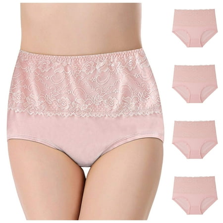 

RPVATI Women Stretch Comfort Panties High Waisted Briefs Plus Size Full Coverage Underwear