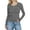 top-Gray, variant on Turilly Fashion Women's Solid Casual Long Sleeve Ladies Slim Tops Blouse Tee Shirts