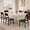 Black, variant on Virans Wooden Dining Chairs Set of 6,Modern Dining Chairs with Ergonomic Backrest,Kitchen Dinner Chairs for Kitchen,Dining Room,Black