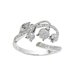 thumbnail image 2 of Guardurnaity Anillo de apertura para mujer, joyería de nudillo abierto de cristal, decoración de mano de moda de Metal, joyería exquisita para fiesta de Ropa, zapatos y accesorios Miscelánea Guardurnaity AP017301-00, 2 of 6