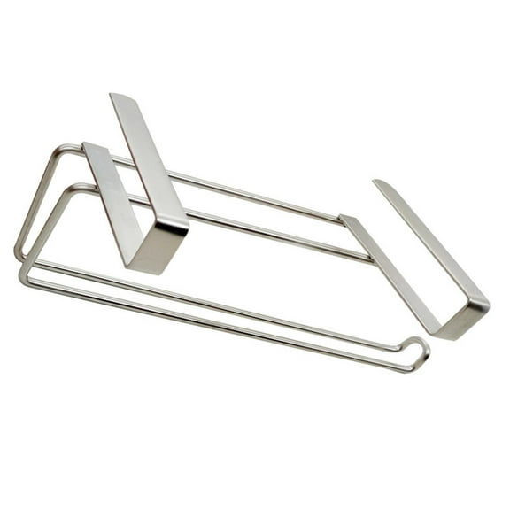 Clear Door-mounted Roll Holder for Toilet Paper Towel