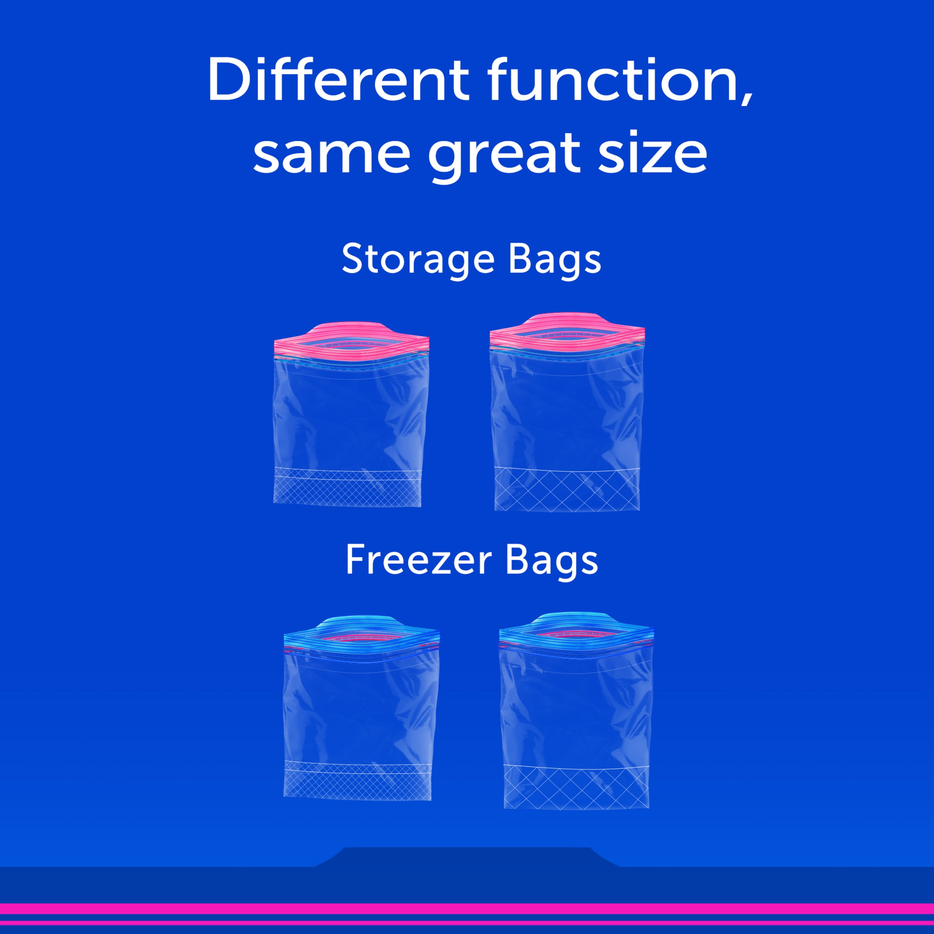 FLP 1308 Freezer Bag Quart Capacity: Food Storage Bags Freezer  (840109113085-1)