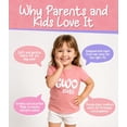 thumbnail image 2 of Lalo & Luna Two Cute Second Birthday Girls Short Sleeve Shirt, Toddler Tee, Mauve Heather, 2 of 6