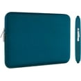 thumbnail image 6 of Mosiso Laptop Sleeve for MacBook Air 15 inch M3 A3114 M2 A2941 Lenovo Dell HP Asus Acer, Protective Neoprene Notebook Bag with Small Case, Deep Teal, 6 of 8