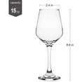 thumbnail image 3 of LUXU Wine Glasses Set of 4,Universal Red Wine Glasses,15 Fluid Ounce Glass Goblet,White Wine Glasses for Everyday Use or Entertaining, 3 of 3