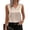 Beige -AE05, variant on Silk Satin Tank Tops V Neck Camisole Casual Cami Sleeveless Shirt Blouses Silky Basic Tanks White XL