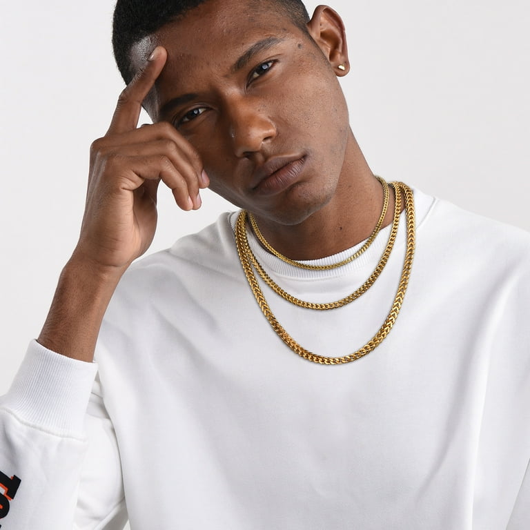 20 inch necklace on man discount