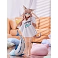 thumbnail image 1 of Cat Girl Eating Fish Figurine Model Standing Soybean Powder Anime Cartoon Game Fit Model Comic Character Model Toy 7.09 inch, 1 of 5