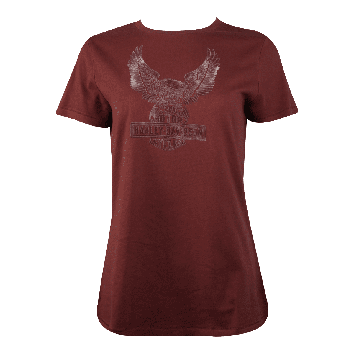 Harley-Davidson T-Shirt Femme Mars Red Eagle Feutre M/c (S30)