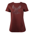 thumbnail image 1 of Harley-Davidson T-Shirt Femme Mars Red Eagle Feutre M/c (S30), 1 of 4