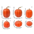 thumbnail image 2 of Artificial Pumpkins, Small Halloween Decor, Halloween Table Decor, Halloween Home Decor, Thanksgiving Fall Display Accent, 2 of 3