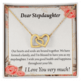 thumbnail image 2 of To My Stepdaughter Bound Together Inseparable Necklace, 2 of 20