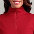 thumbnail image 5 of Minus33 Merino Wool Clothing  Women's 'Liberty' Merino Wool Lightweight 1/4-zip Base Layer Top, 5 of 5