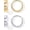 Gold, variant on 14K White Gold Plated Sterling Silver Post Huggie Earrings | Small Hoop Earrings |Gold Earrings for Women