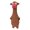 Brown, variant on Squeaky Dog Chew Toy, Cute Interactive Dog Toy for Teething, Anxiety Relief Toy for Puppy Small Medium & Large Dogs(Brown)