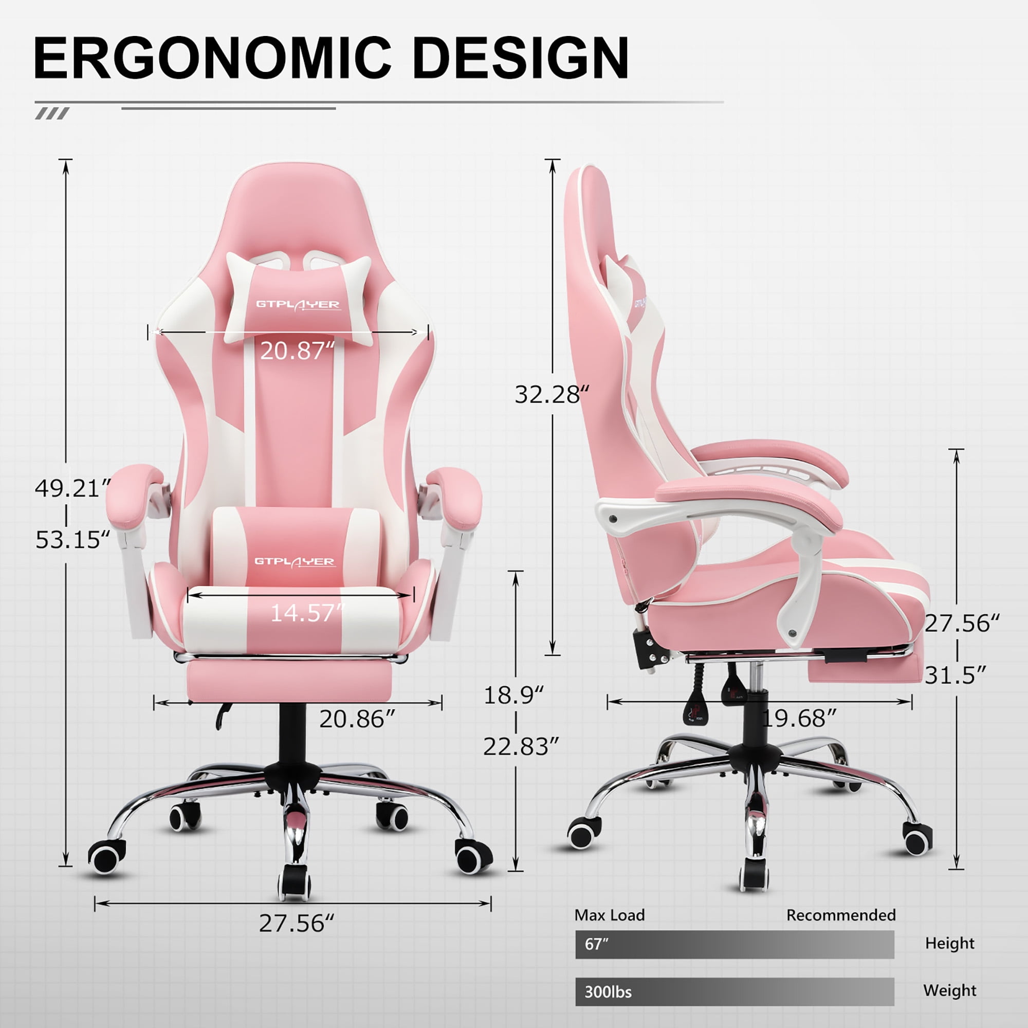 Gtracing pink gaming chair new arrivals