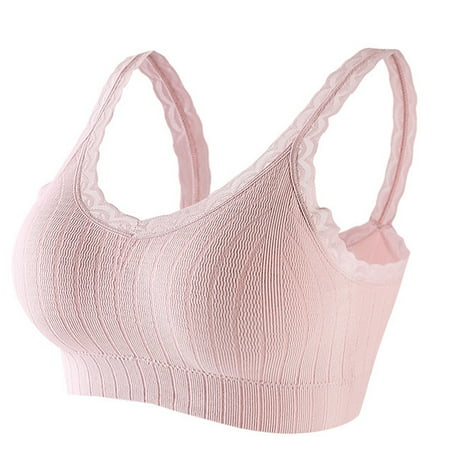 

QWANG Women s Vest Sports Front Closure Extra-Elastic Breathable Undershirt Bra