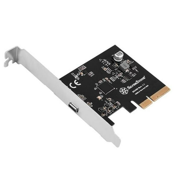 Silverstone Technology Ecu06, Superspeed Usb 20Gbps/Usb-C 3.2 Gen 2X2 Pcie Expansion Card, Sst-Ecu06