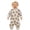 White, variant on Wonitaaizi Infant Baby Boys Girl Football Outfit Print Funny Sport Sweatshirt Romper Playsuit Football Season Bodysuit Jumpsuit(12-18 Months,White)