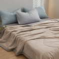 thumbnail image 2 of CASAFUN Lightweight Cotton Conditioned Quilt Cooling Comforter for All-Season, Breathable Soft Thin Blankets for Hot Sleepers and Night Sweats, Machine Washable Bedding Easy Care, 2 of 2