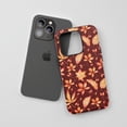 thumbnail image 3 of Leaf Pattern for All iPhone Series Tough Phone Case Watercolor Fall Colors, 3 of 7