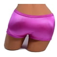 thumbnail image 3 of Women Satin Boxer 6 pack of Plain Satin Shining Underwear L (P961), 3 of 3