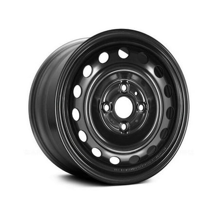 Action Crash Parts Steel 14" Wheel 15 Hole 4 Lug Painted Black for 2006-2017 Hyundai Accent