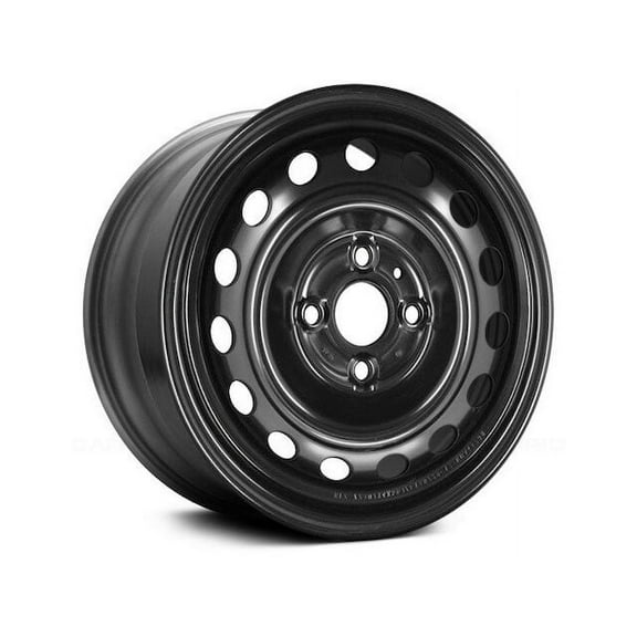 Action Crash Parts Steel 14" Wheel 15 Hole 4 Lug Painted Black for 2006-2017 Hyundai Accent