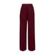 thumbnail image 3 of Pantalones palazzo de cintura alta y pierna ancha para mujer: plisados, fluidos, cintura elástica, poliéster, estilo informal de negocios, tallas S-XXL, 3 of 4