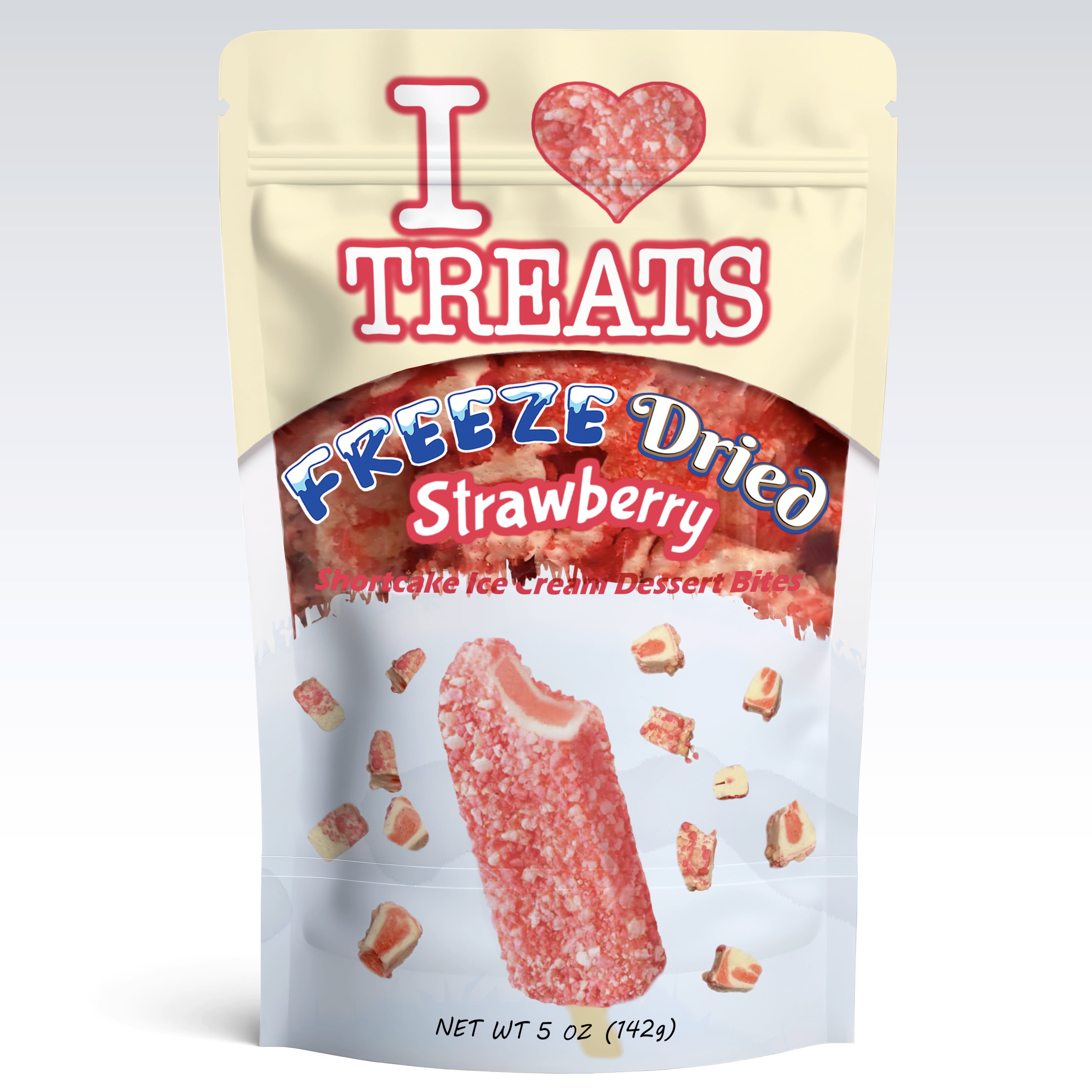 I Love Treats Freeze Dried Strawberry Shortcake Ice Cream Bites