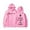 Pink, variant on Girls Hoodies Girl Clothes Boys and Girls Casual Loose Cute Print Long Sleeve Hoodie Sport