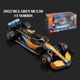 thumbnail image 2 of Bburago F1 2022 coche en miniatura Mclaren MCL36 Norris Ricciardo Alfa Romeo Ferrari Mercedes Red Bull Racing Fórmula 1 juguete Fivean unisex, 2 of 2