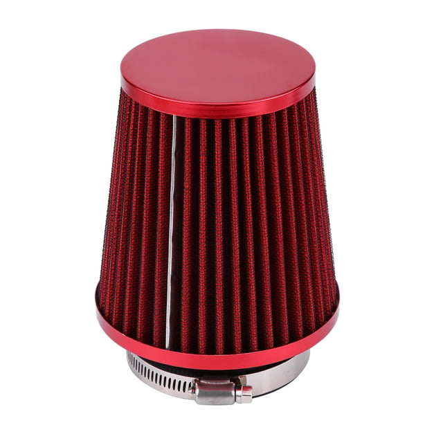 Aramox Cold Air Intake Hose,76mm/3inch Aluminum Alloy Universal Car Cold Air Injection Intake Filter System Hose Pipe Tube Kit