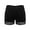 Black, variant on Wacanda Womens Padded Hip Enhancer Shorts High Waist Body Shaper Panty Padded Pad Butt Lifter Booty Trainer Control