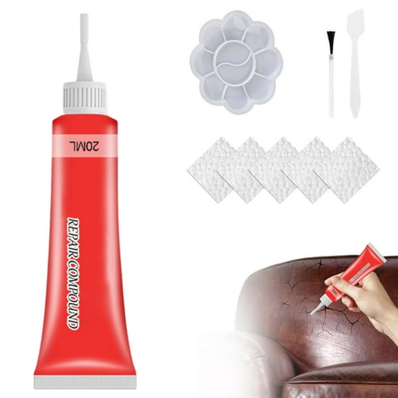HongHeng Vinyl Leather Paint Repair Kit - Leather Repair Kit for Furniture Waterproof Multi-Purpose Leather Repair Gel