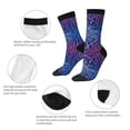 thumbnail image 3 of Rateoe Ireworks In The Night Sky for Women Casual Calf Socks - Cute Crew Socks - Thin Soft Above Ankle Socks Size 5-11, 3 of 6
