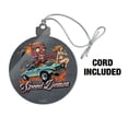 thumbnail image 3 of Speed Demon Flaming Hot Rod Acrylic Christmas Tree Holiday Ornament, 3 of 8