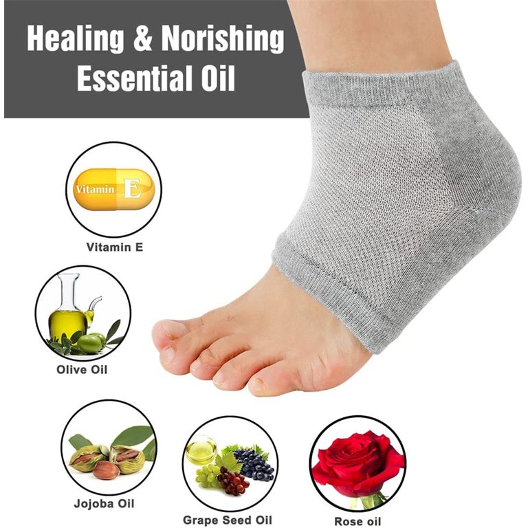 1 Pcs Gel Socks Moisturizing Beauty Foot Feet Skin Care Silicone Sock