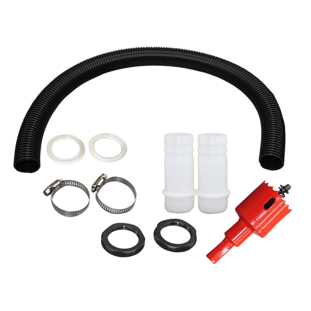 Almencla Rain Barrel Link Connector Water Collection Hose Connector Pipe for Camping 3.2cm With Taper
